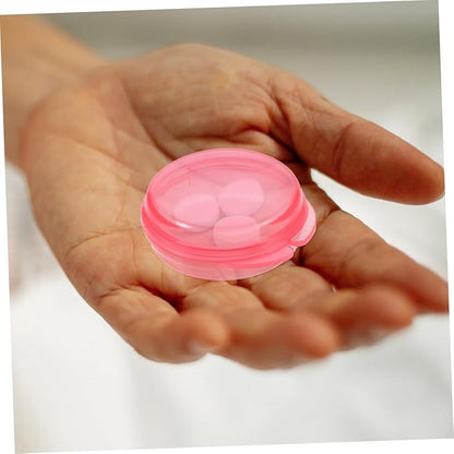3pcs Travel Pill Container Portable Daily Medication Organizer Compact Plastic Pill Box for Easy Storage for Travel and Outdoor Use