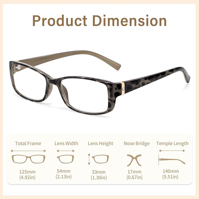 Madison Avenue 2 Pack Classic Blue Light Blocking Reading Glasses for Women, Vintage Anti Glare/Eyestrain Computer Readers Demi/Purple +2.25