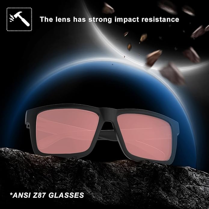 MAXJULI Blue Light Glasses XXL Size Double Extra Large Z87 for Big Wide Heads Men 8228