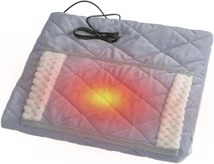 USB Electric Blanket | Portable USB Heating Blanket for Women,Soft Smart Temperature Control Winter Warmer for Car Bed Travel Home Desk Office Chair Dorm Couch