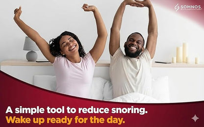 Somnos Anti Snore Mouthguard - Adjustable Sleep Mouth Guard for Snoring - Lightweight, Comfortable, and Effective for Reducing Snoring - Better Sleep Starts Here™ - Large Size …