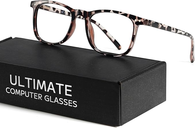 TIJN Sleep Glasses for 99% Blue Green Light Blocking Red Lens for Computer Gaming Screen Fatigue UV Protection