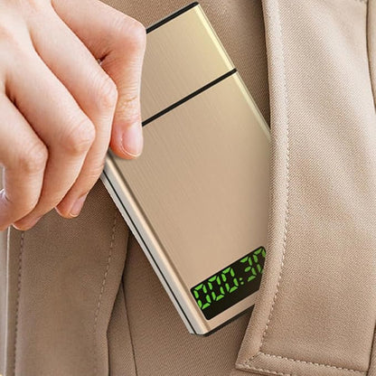 Timed Lock Box – Time Locking Small Container with 999 Hours LCD Display – Portable Locking Box with Timer Lock for Storage – Break Bad Habits – Credit card, Cash, Key,Medication（Golden）