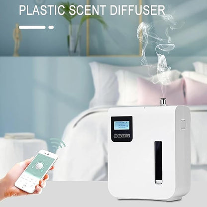 Smart WiFi Essential Oil Aroma Diffuser, App Control, Auto Timer, 300ml Tank, Covers 150m³, Perfect for Large Rooms & Business Use