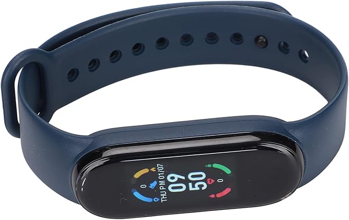 ciciglow Smart Wristband Bracelet, IP67 Smart Watch with Heart Rate Monitor Sleep Monitor APP Message Built in USB Plug Smart Bracelet