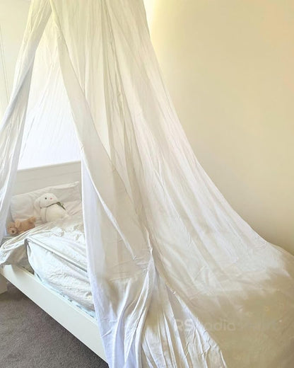 Radia Smart® Radiation Shielding Bed Canopy Small- Circle EMF Protection, Block 5G, Radiation Shielding Sleep Wellness