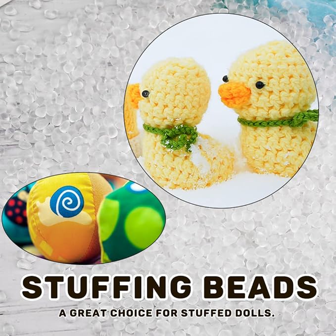 250g/8.81oz Premium Stuffing Beads, Stuffing for Stuffed Animals, Sandbags, Filled Beads Weighted Stuffing Bead for Halloween Christmas Craft DIY Decor