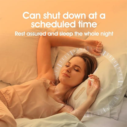 Pillow Speaker for Sleeping, Mini Bone Conduction Portable Sleep Aid with Stereo Bass, Bluetooth Sleep Bar for Deep Sleeping with White Noise, with Volume Control-Supports TF Function