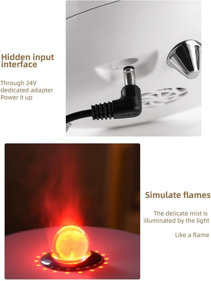 Essential Oil Diffuser for Home: 300ML Aroma Diffuser for Hotel Office Yoga Room - Humidifier with 7 Colors LED Night Light for Kids/Women Home Relaxation（Black）
