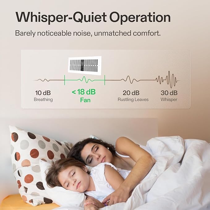 VIVOSUN Quiet Register Booster Fan for 𝟒" 𝐱 𝟏𝟐" Holes, Cooling Heating Vent Fan with 10-Speeds App Control &Adjustable Wind Direction, Thermostat Control for Bedroom, Bathroom &Attic, White