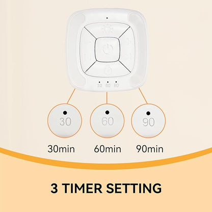 Noise Sound Machine with 20 Soothing Sounds & Night Light, White Noise Sound Machine for Sleeping, Adjustable Volume 3 Timer Settings, Sleep Sound Machine for Adults, Home, Office, Travel