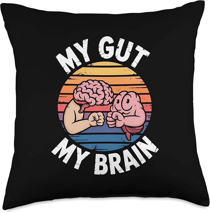 Relaxation Breathing Vagus Nerve Stimulation Stress Relief Throw Pillow