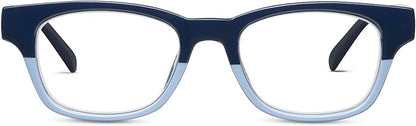 Peepers by PeeperSpecs Women's Layover Square Blue Light Blocking Reading Glasses