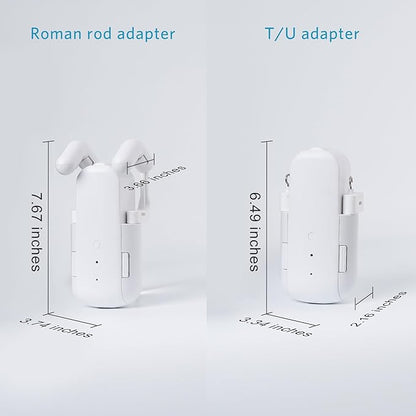 Automatic Curtain Opener Smart Electric: Remote Control Motorized Curtain Robot for Bedroom Living Room Window - No WiFi Needed - 20KG Load/ 6-Month Battery for Home/Office/Nursery