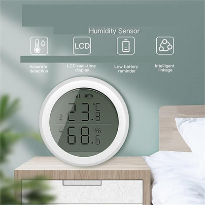 Programmable Thermostat, Indoor Temperature and Humidity Sensor Digital Climate Monitor for Living Room Bedroom Office,Smart Thermostat