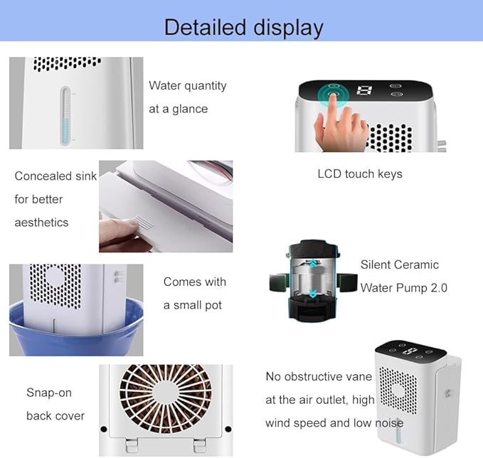 Water-Cooled Mattress, Bed Cooling System, Mattress Cooler with LCD Display, Portable Bed Chiller with Silent Water Pump for Used in Summer Cooling and Optimized Sleep(63x27.6in)