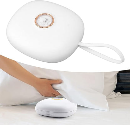 Vibrating Alarm Clock for Heavy Sleepers, Bed Shaker Under Pillow with Dual Alarms and 3 Levels Vibration Adjustable, Portable Digital Alarm Clock with Flashing Light for Travel