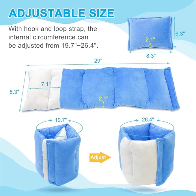 Knee Pillow for Side Sleepers Leg Pillows Side Sleeping Hip Pillow Knee Wedge Leg Support Pillow Between Legs for Sleeping Knee Support Surgery Pillow for Aligns Spine, Back, Sciatica Pain Relief