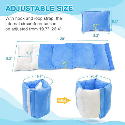 Knee Pillow for Side Sleepers Leg Pillows Side Sleeping Hip Pillow Knee Wedge Leg Support Pillow Between Legs for Sleeping Knee Support Surgery Pillow for Aligns Spine, Back, Sciatica Pain Relief