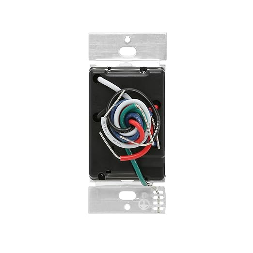 Lutron Claro Smart Light Switch for Caseta Lighting, for LED Lights, Fans, 5 Amp, Single-Pole/3-Way, Neutral Required, DVRF-5NS-BL, Black