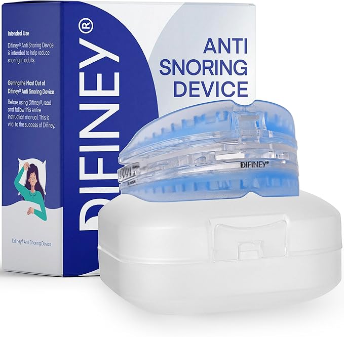 Anti Snoring Device: FDA-Cleared Snoring Solution – Adjustable Snore Stopper Mouth Guard for Men & Women – Anti Snoring Mouthpiece to Improve Sleep – Reusable Night Use