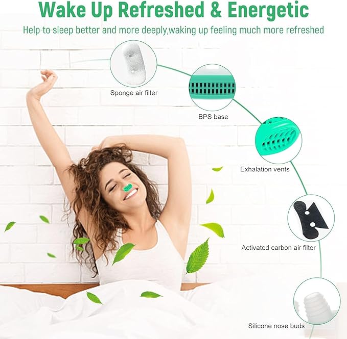 Anti Snoring Devices for Women Men, Soft and Comfortable Material, Easy to Use&Clean