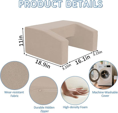 Lap Pillow Desk - Gaming Pillows for Lap, Multi-Functional Reading&Book Pillows and Machine Washable Desk Pillow for Napping, Work & Sofa Couch Use
