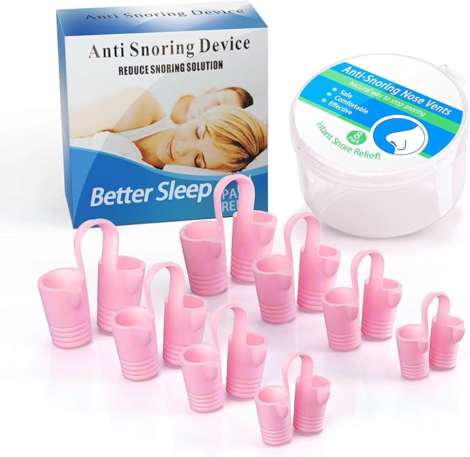 8pcs Anti Snoring Nose Vents Device That Work, Anti Nose Vents for Snoring Devices, Snoring Devices for Men, Nose Opener for Breathing Sleep, Stop Snoring Devices That Work for Men
