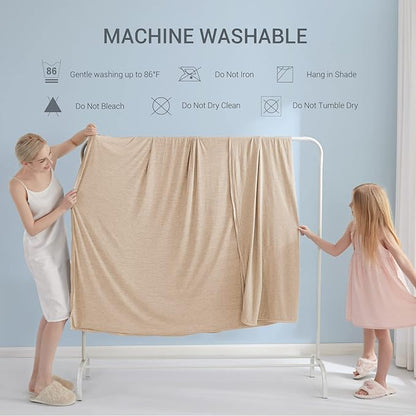 Marchpower Cooling Blanket for Hot Sleepers King Size, Arc-Chill Cooling Blanket with Double-Sided Design, Japanese Cooling Fiber Absorbs Body Heat, Lightweight Soft Cold Blankets for Sleeping Summer