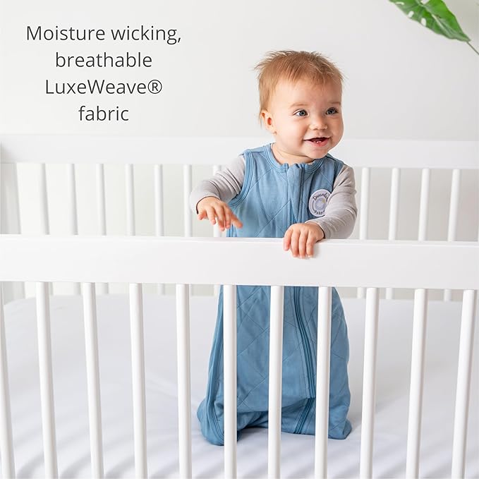 Dreamland Baby Lightweight Bamboo Viscose Sleep Sack (24-36 Months). 1.0 TOG Ultra Soft Blanket w/ 2-Way Zipper. 95% Viscose, 5% Spandex (Forest). Mom-Owned US Business, Premium Materials