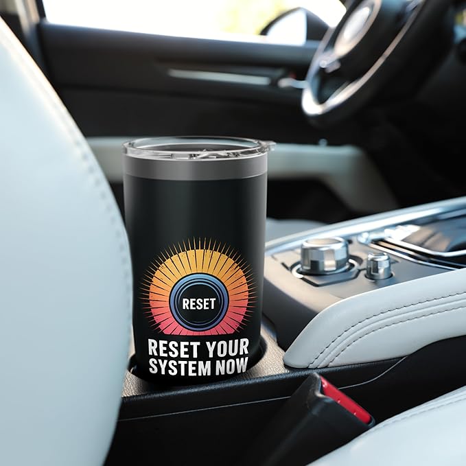 Relaxation Breathing Vagus Nerve Stimulation, Stress Relief Stainless Steel Insulated Tumbler