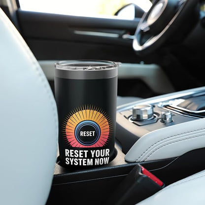 Relaxation Breathing Vagus Nerve Stimulation, Stress Relief Stainless Steel Insulated Tumbler