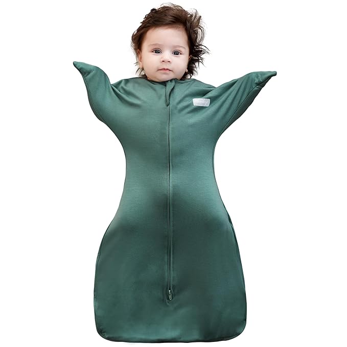PuppyPaws Baby Sleep Sack 2.5 TOG, Transitional Swaddle with Arms Up Length Sleeves and Mitten Cuffs, Sleep Sack 9-15 Months, Wearable Blanket Baby