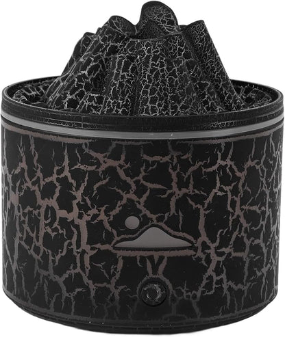 Volcano Diffuser 5V 180ml Aromatherapy Mystical/Fantasy Humidifier with Auto Shutoff for Home & Office – Unique Volcano Mist Effect & 7 Color Mood Light (Black)