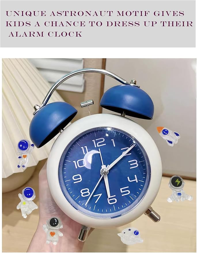 Loud Alarm Clock, Alarm Clock for Kids,Loud Bell for Heavy Sleepers,Ok to Wake Clock for Kids, Perfect for Bedroom Decoration, It Can Also Be Used as a Great Gift for Family and Friends