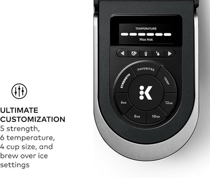Keurig K-Supreme SMART Coffee Maker, MultiStream Technology, Brews 6-12oz Cup Sizes, Black