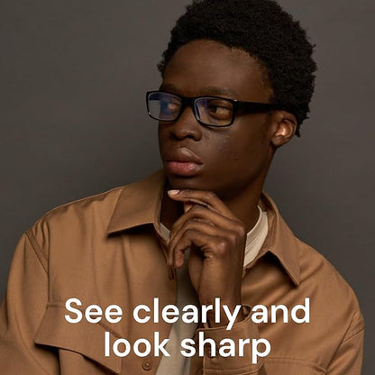 Gaoye +2.75 2-Pack of Reading Glasses - Blue-Light Filter, UV Protection - Readers with Rectangle Frames