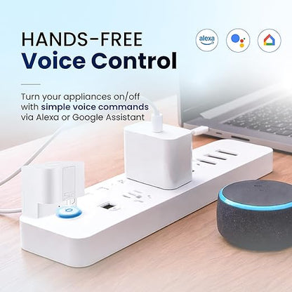 Smart Finger Bot (Gateway Required), Supports Button/Rocker/Toggle Switch, Wireless Bluetooth Control, 2.4GHz Wi-Fi Only, No Wiring Needed, Timer and App Integration, White