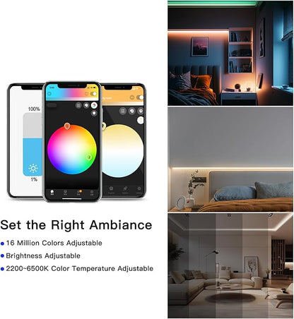 GLEDOPTO WiFi+Bluetooth 5 Modes in 1 Mini LED Strip Controller DC12-24V RGBCCT RGBW RGB CCT WWCW Dimmer Work with Tuya Smart Life App Voice Control for PWM Dimming LED Strip Light