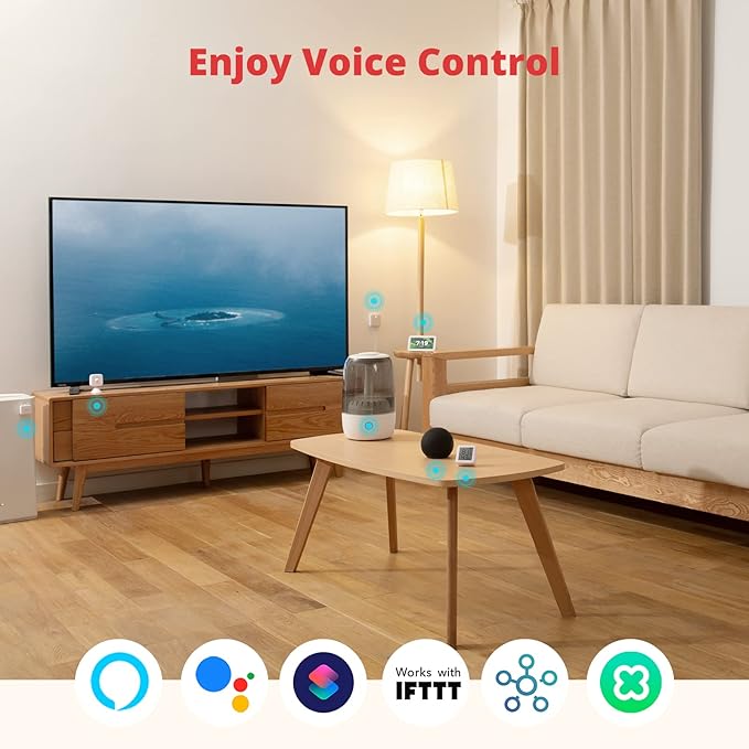 SwitchBot Curtain 3 & Hub Mini Kit: Automate Curtains & IR Devices with Voice Control, Smart Scheduling, and Matter/HomeKit Support.