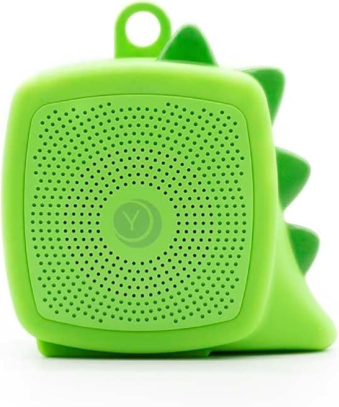 Yogasleep Pocket Baby Soother Dinosaur, White Noise Machine, 6 Soothing Sounds & Timer For Better Sleep, Includes Brown Noise & Lullabies, Compact Size For Travel & Child Safe, Must Have Registry Gift