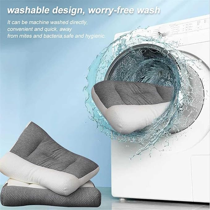 Pillow for Sleep Apnea, Orthopedic Deep Sleep Pillow, Pro Ease Sleep Apnea Pillow, Ergonomic Pillow for Neck and Shoulder, Pillow for Side, Back, Stomach Sleepers