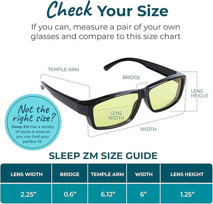 100% Fitover Blue Light Blocking Glasses - Better Sleep Eye Strain Protection - Computer Gaming Women Men