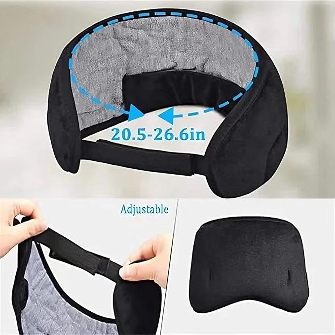 Wireless Bluetooth Sports Headband Headphones Ultra-Thin HD Stereo Perfect for Sleeping Workout Jogging Yoga Insomnia Blue Air Travel Meditation