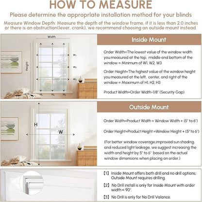 Kincmo No Drill Motorized Blinds with Remote, 100% Blackout Roller Shades for Windows, Custom Electric Blinds Compatible with Alexa, Apple Homekit, Google Home (100% Blackout Elegant White)