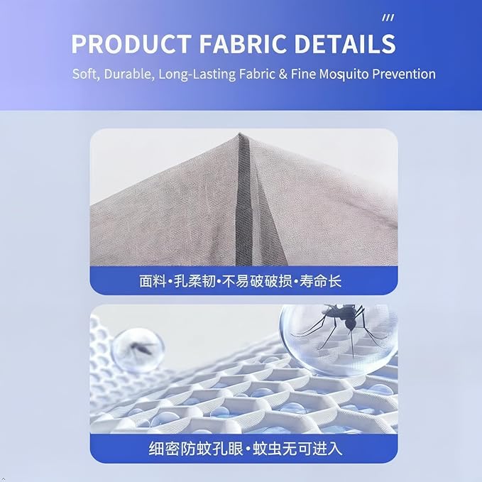 100% Silver Fiber EMF Shielding Bed Canopy,EMF Shielding Bed Canopy,Effective Shielding 99.99% of Daily electromagnetic Radiation EMF/RF/Wi-Fi/Cell Phone Signal (180 * 200 * 185CM)