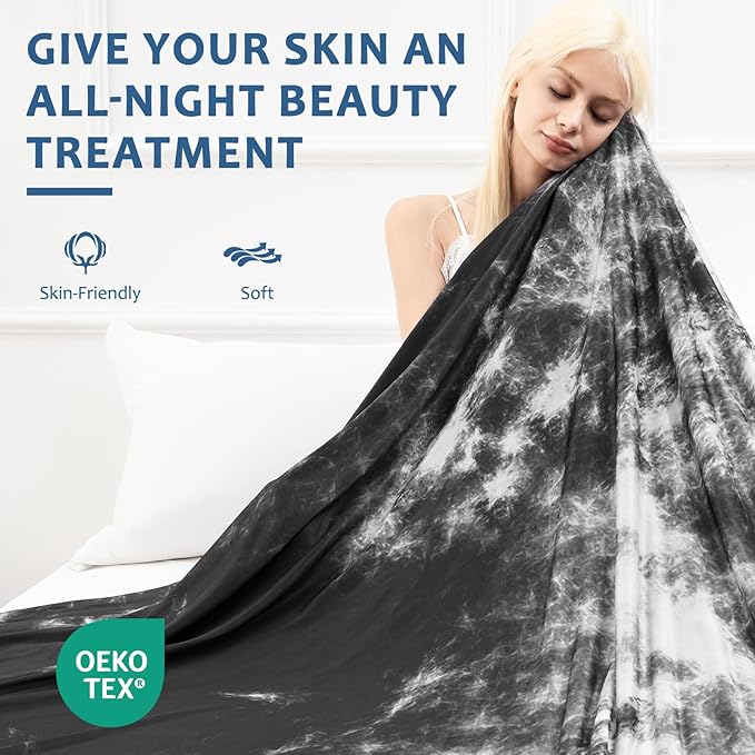 Marchpower Cooling Blanket for Kids, Cool Blankets for Hot Sleepers, Arc-Chill Double-Sided Cooling Fabric Q-Max>0.5, Tie Dye Summer Blanket Cold Blankets for Sleeping