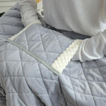 USB Electric Blanket | Portable USB Heating Blanket for Women,Soft Smart Temperature Control Winter Warmer for Car Bed Travel Home Desk Office Chair Dorm Couch