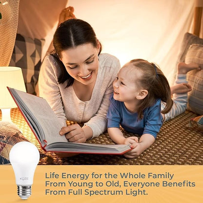 KOZE Night Light Bulbs Amber Lights Blue - Blocking LED Light Bulb - 1600K Color Temp w/No Blue Light - Sleep Aid for Baby Nursery Light, 3.5 watt (24 pcs)