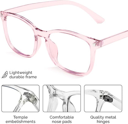livho High Tech Blue Light Glasses - Advanced Blue Light Blocking Computer Glasses - Screen Fatigue & UV Protection